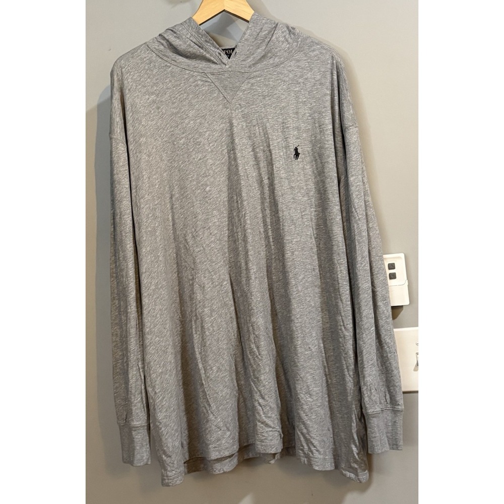 Polo Ralph Lauren‎ Hoodie Cotton Jersey Tee Pullover Shirt Men's 3XB